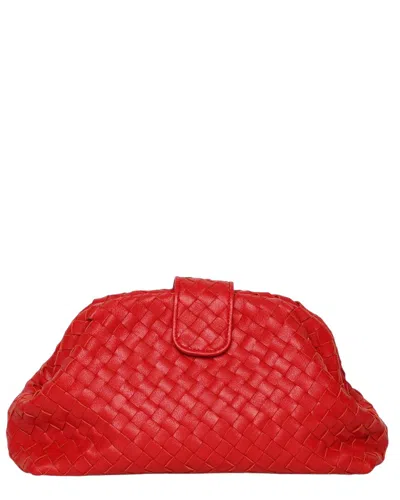 Walter Baker Blair Leather Clutch In Red