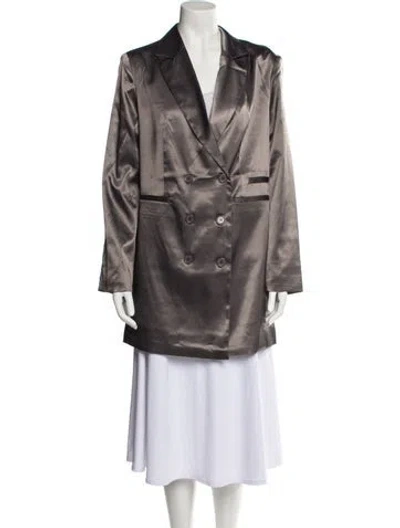 Pre-owned Walter Baker Blazer In Gray