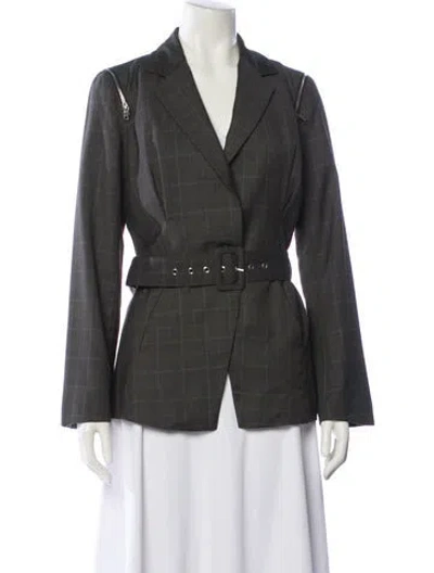 Pre-owned Walter Baker Blazer In Green