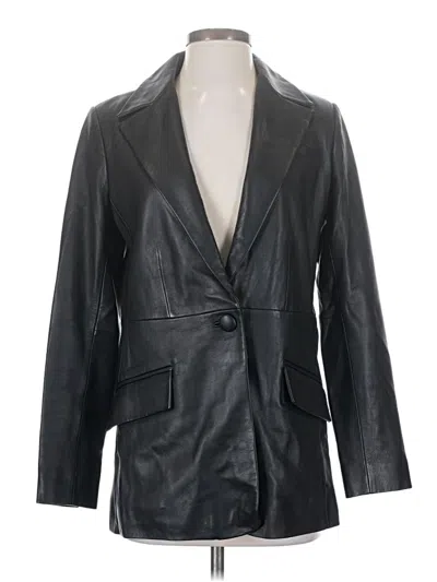 Pre-owned Walter Baker Blazer Jacket In Black