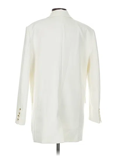 Pre-owned Walter Baker Blazer Jacket In White