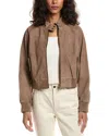 Walter Baker Bowie Suede Jacket In Brown