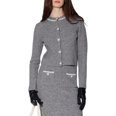 Walter Baker Brenda Cardigan In Gray