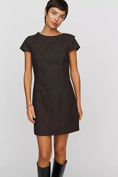 Walter Baker Brushed Mini Dress In Brown