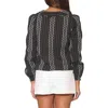 Walter Baker Cadence Embroidered Cotton Top In Bonita Embroidery
