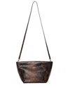 Walter Baker Callie Suede Pouch In Brown