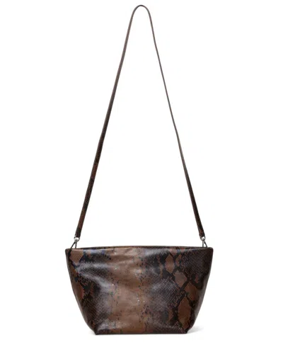 Walter Baker Callie Suede Pouch In Tan