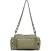 Walter Baker Camden Diamond Quilt Leather Shoulder Bag In Sage