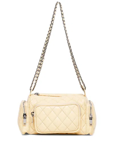 Walter Baker Camden Leather Camera Bag In White