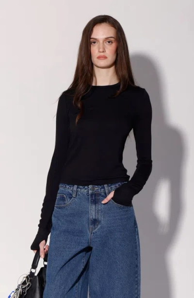 Walter Baker Caroline Top In Black