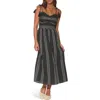 Walter Baker Carrie Tie Strap Embroidered Cotton Sundress In Bonita Embroidery