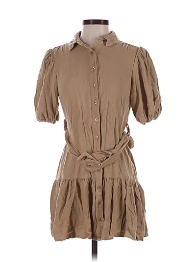 Pre-owned Walter Baker Casual Dress In Tan
