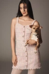 WALTER BAKER CECILIA SLEEVELESS TWEED MINI DRESS
