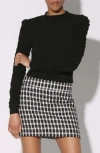 Walter Baker Daria Wool-blend Skirt In Black