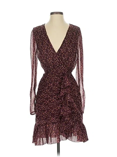 Pre-owned Walter Baker Cocktail Dress In Burgundy