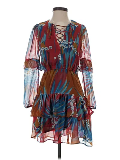 Pre-owned Walter Baker Cocktail Dress In Burgundy
