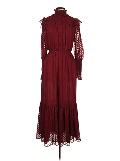 Pre-owned Walter Baker Cocktail Dress In Burgundy