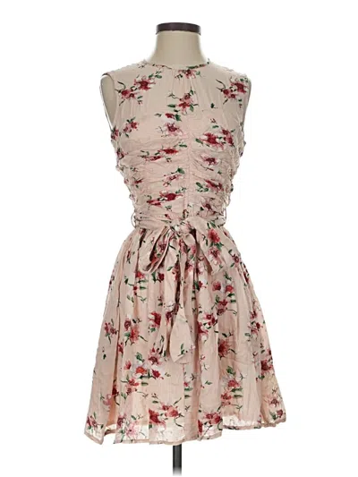 Pre-owned Walter Baker Cocktail Dress In Tan