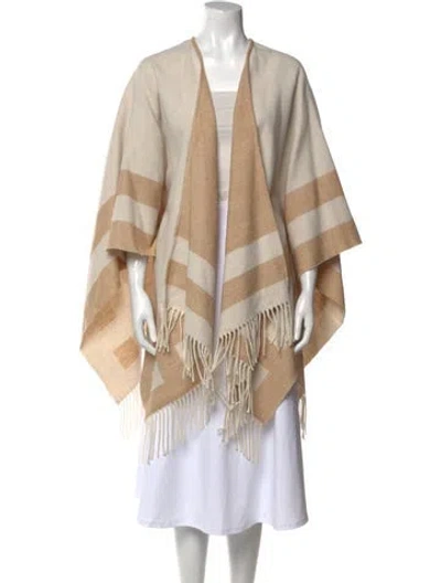 Pre-owned Walter Baker Colorblock Pattern Open Front Sweater W/ Tags In Neutral