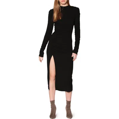 Walter Baker Connie Long Sleeve Dress In Black