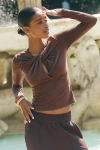 Walter Baker Corinne Top In Brown