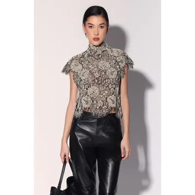 Walter Baker Dalton Top In Ivory/black