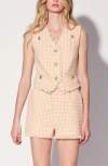 Walter Baker Dana Vest In Gallery Tweed
