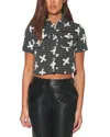 Walter Baker Deena Bow Tweed Jacket In Multi