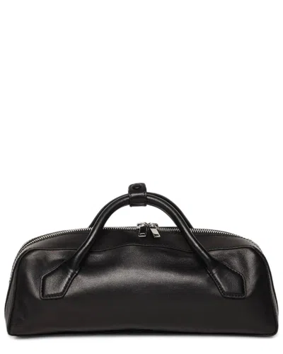 Walter Baker Delilah Leather Satchel In Black