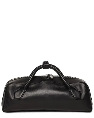 Walter Baker Delilah Leather Satchel In Black