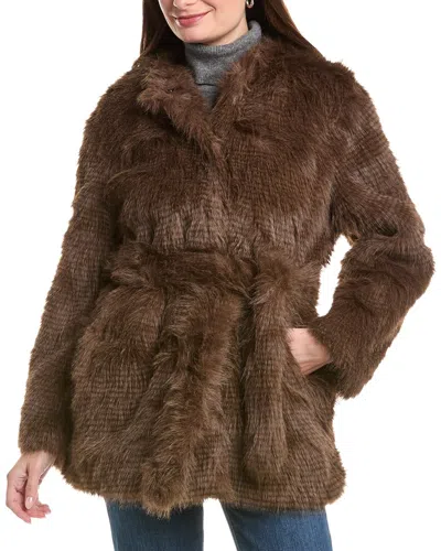 Walter Baker Dionne Coat In Brown