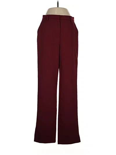 Pre-owned Walter Baker Dress Pants In Burgundy