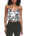 Walter Baker Dynah Sequin Top In Gray