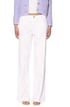 Walter Baker Elena Wide Leg Jeans In White