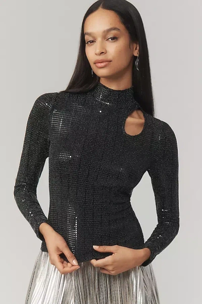 Walter Baker Estelle Cutout Top In Black