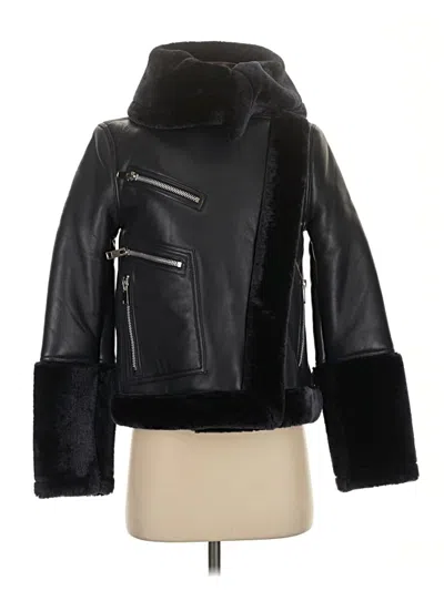 Pre-owned Walter Baker Faux Fur Jacket In Black