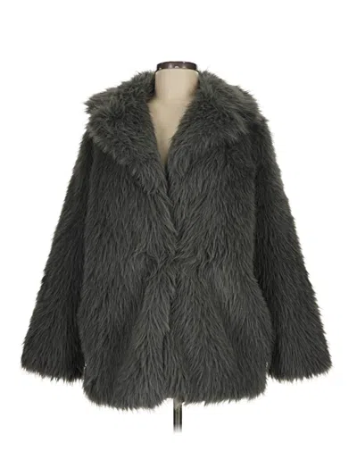 Pre-owned Walter Baker Faux Fur Jacket In Gray