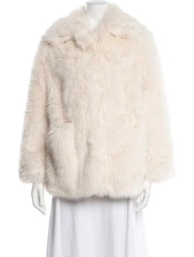 Pre-owned Walter Baker Faux Fur Jacket In Neutral