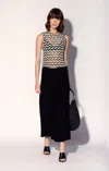 Walter Baker Nanette Open Knit Top In Black