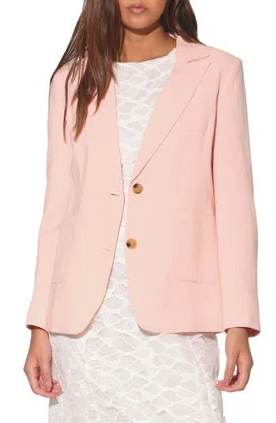 Walter Baker Felix Blazer Jacket In Grapefruit