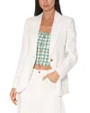 Walter Baker Felix Linen-blend Blazer In Multi