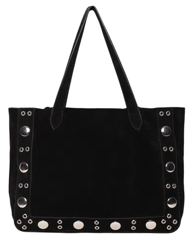 Walter Baker Flynn Studded Leather Tote In Black