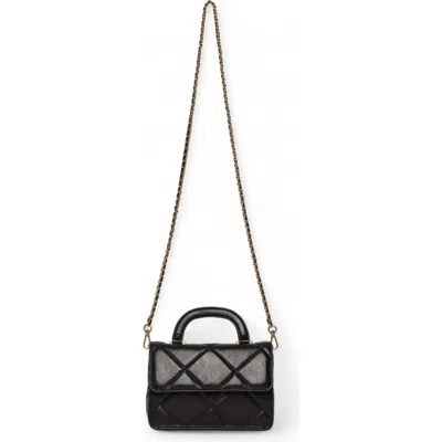 Walter Baker Genevieve Mini Top Handle Handbag In Black
