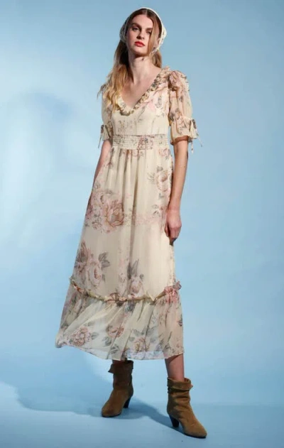 Walter Baker Georgia Dress In Desert Rose