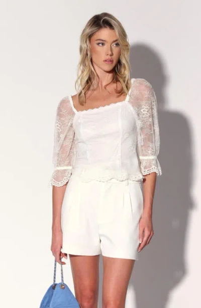 Walter Baker Georgina Top In White