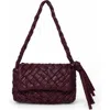 Walter Baker Halston Woven Flap Shoulder Bag