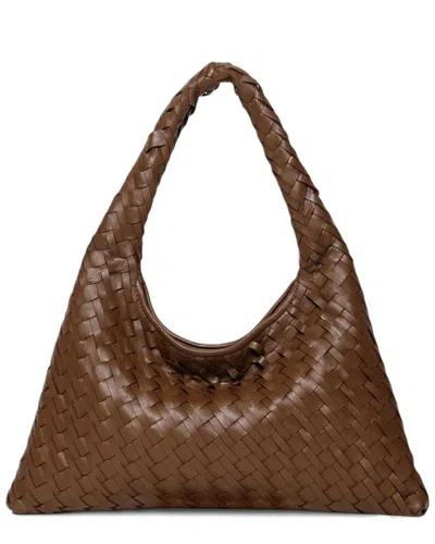 Walter Baker Haven Mini Leather Hobo Bag In Brown