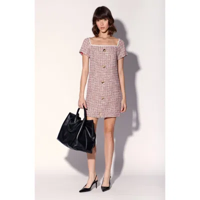 Walter Baker Hayden Canyon Tweed Dress In Brown