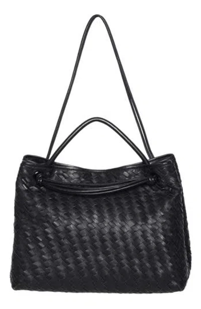 Walter Baker Hazel Large Leather Tote In Black