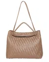 Walter Baker Hazel Large Leather Tote In Brown